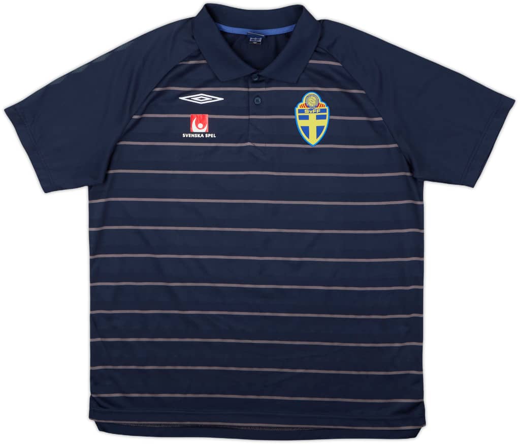 2004-05 Sweden Umbro Polo Shirt - 8/10 - (XL)
