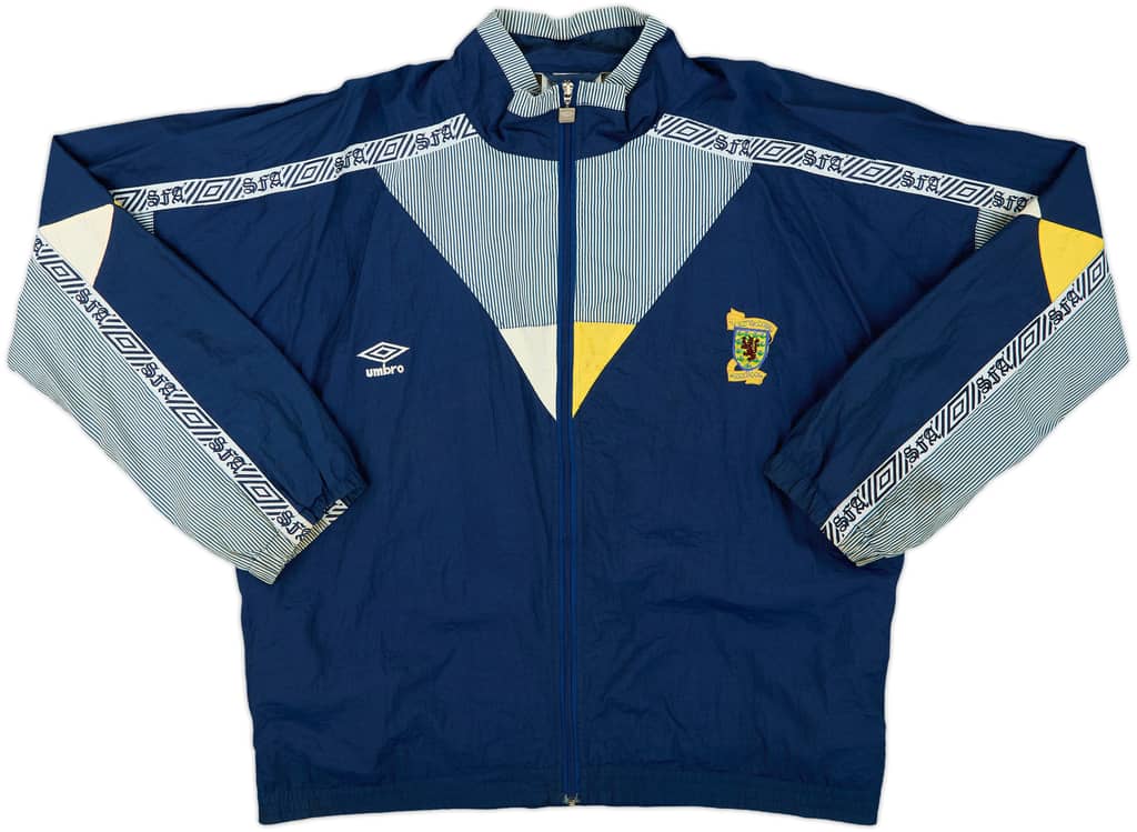 1990-92 Scotland Umbro Track Jacket - 8/10 - (L)