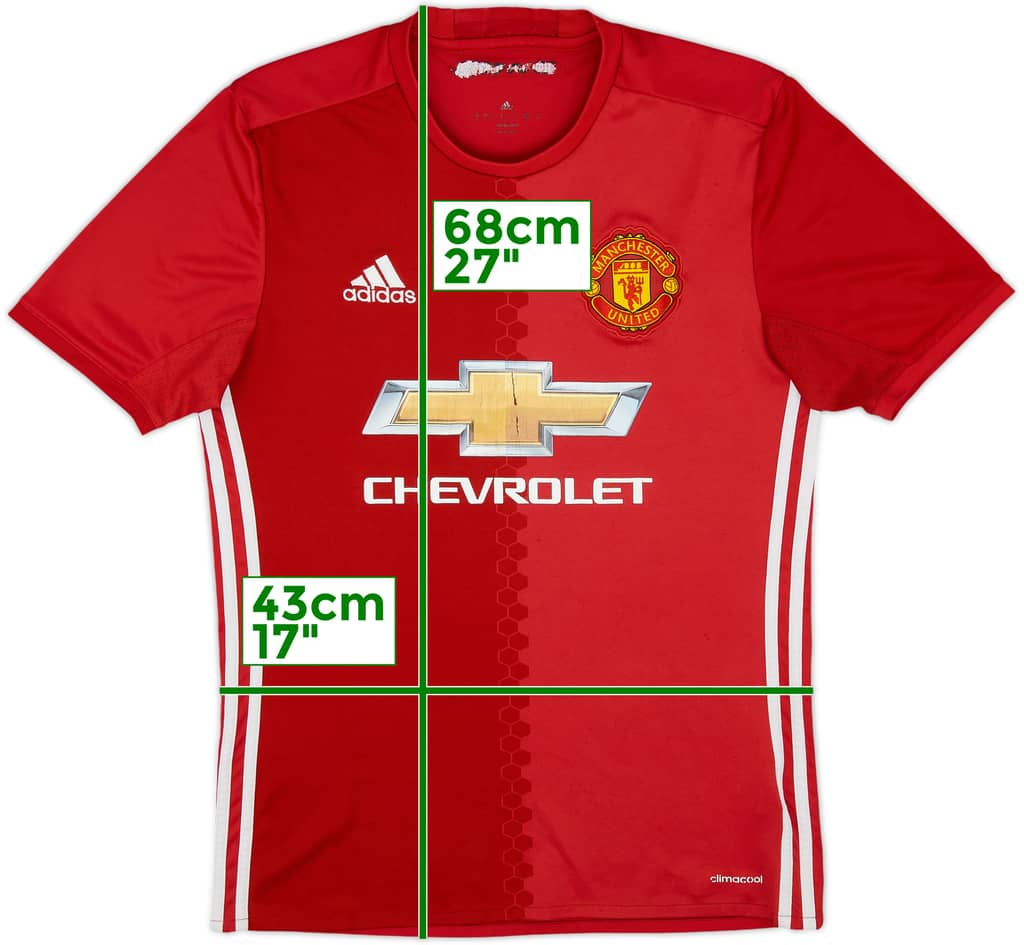 2016-17 Manchester United Home Shirt - 5/10 - (S)