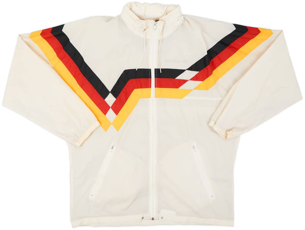1990-92 Germany adidas Hooded Rain Jacket - 7/10 - (M)