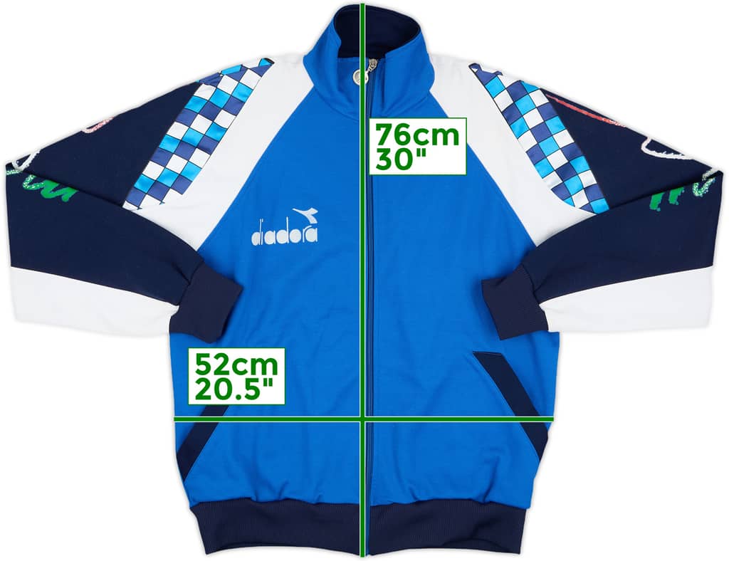 1990 Diadora Track Jacket (Italy) - 8/10 - (M)
