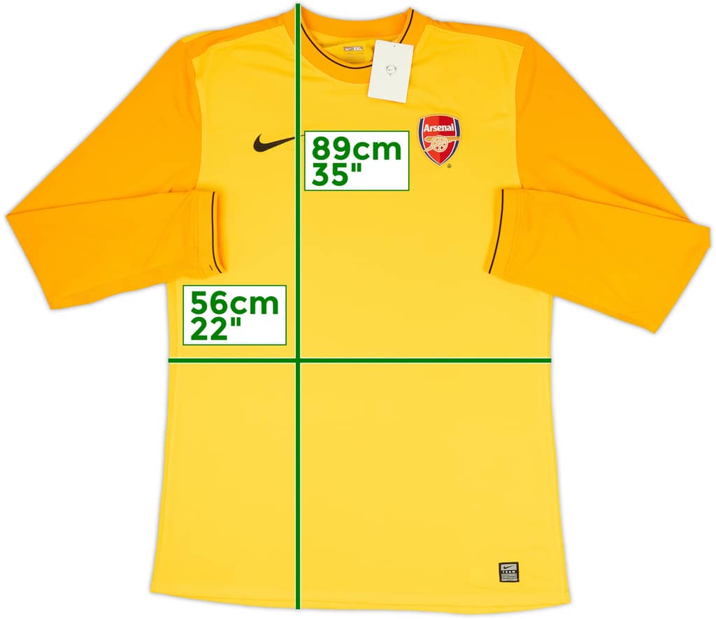 2009-10 Arsenal Player Issue GK Shirt (XXL)