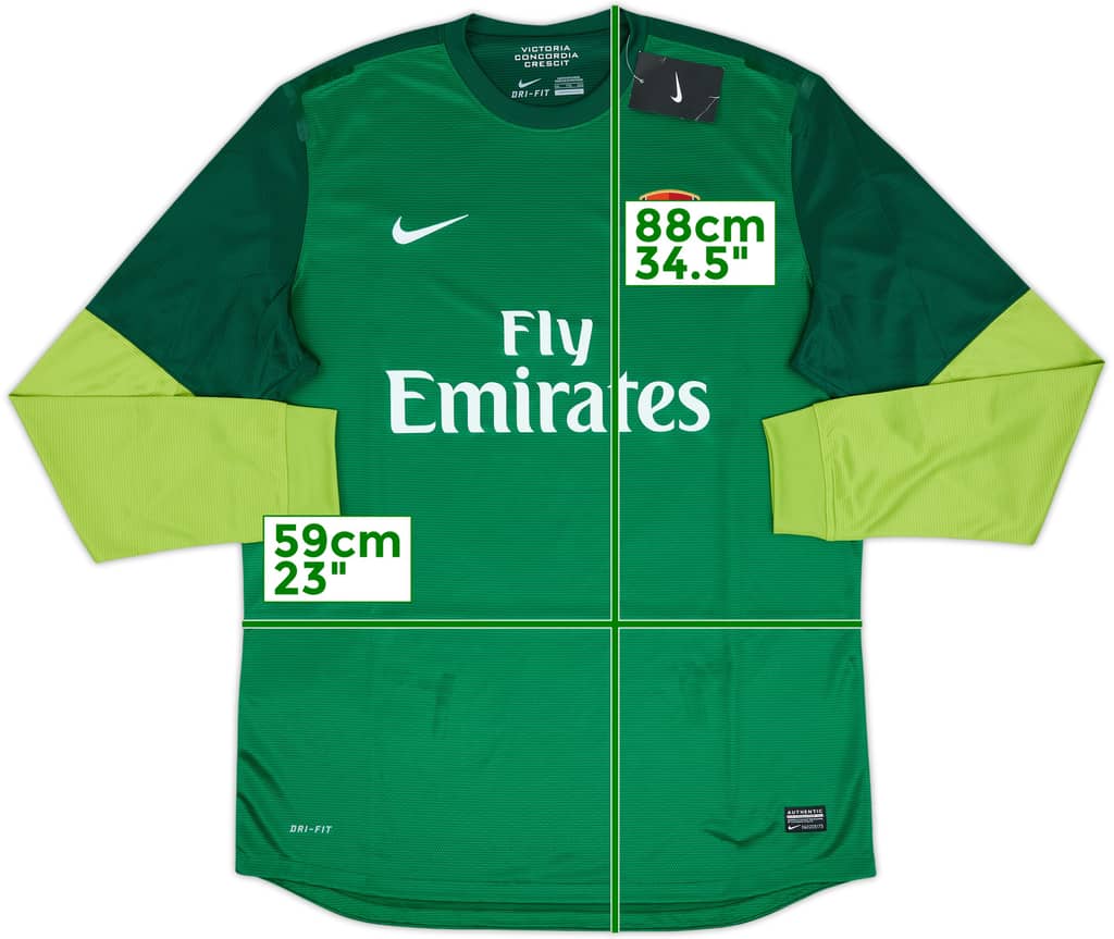 2012-13 Arsenal Player Issue GK Shirt (XXL)