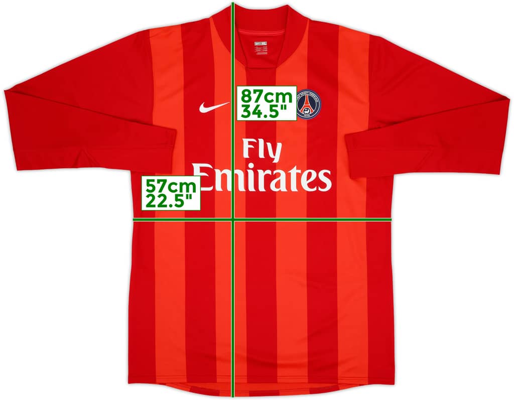 2007-08 Paris Saint Germain Player Issue GK Shirt - 8/10 - (XL)