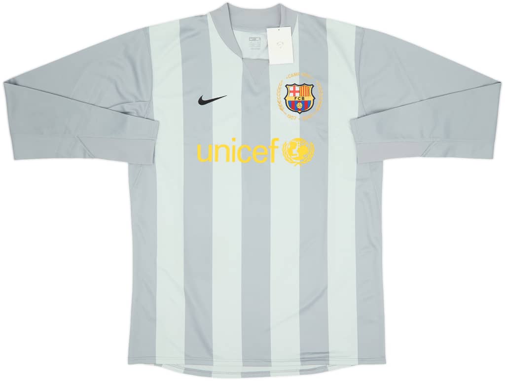 2007-08 Barcelona Player Issue GK Shirt (XL)