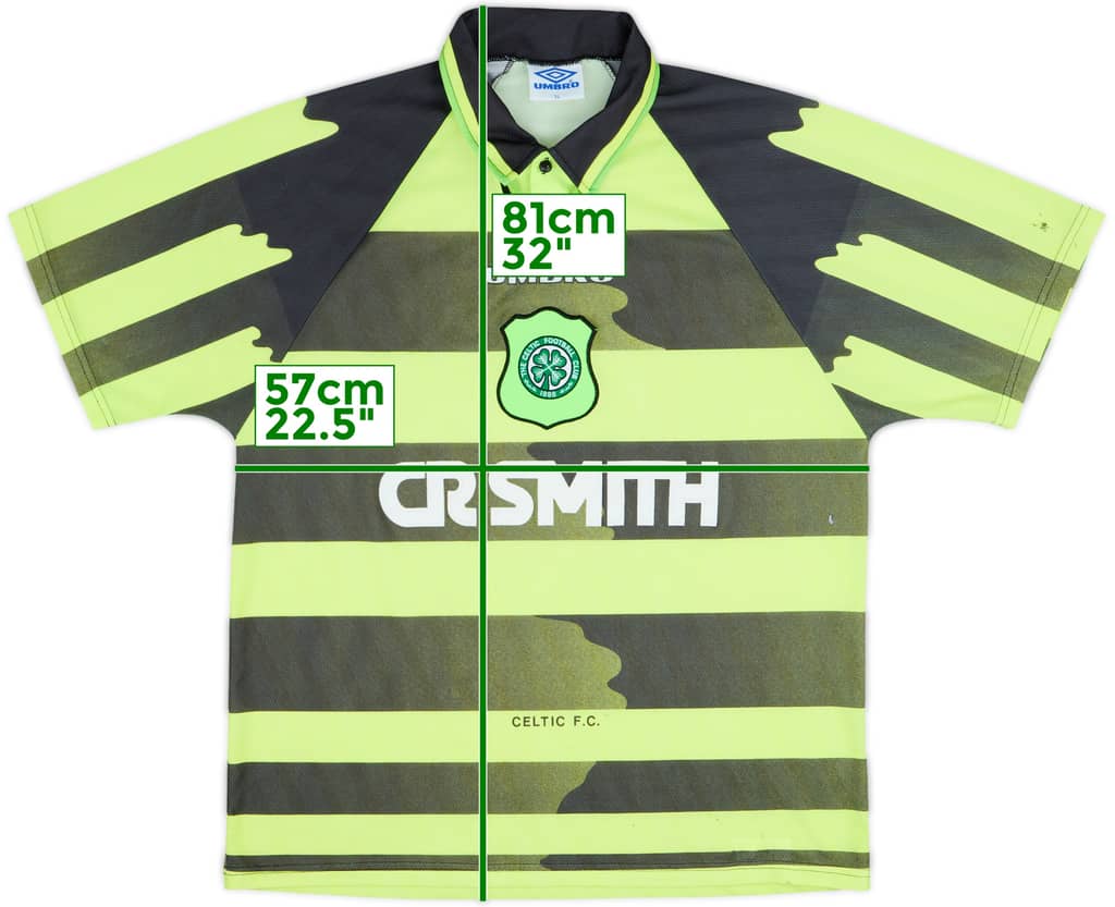 1996-97 Celtic Away Shirt - 5/10 - (XL)