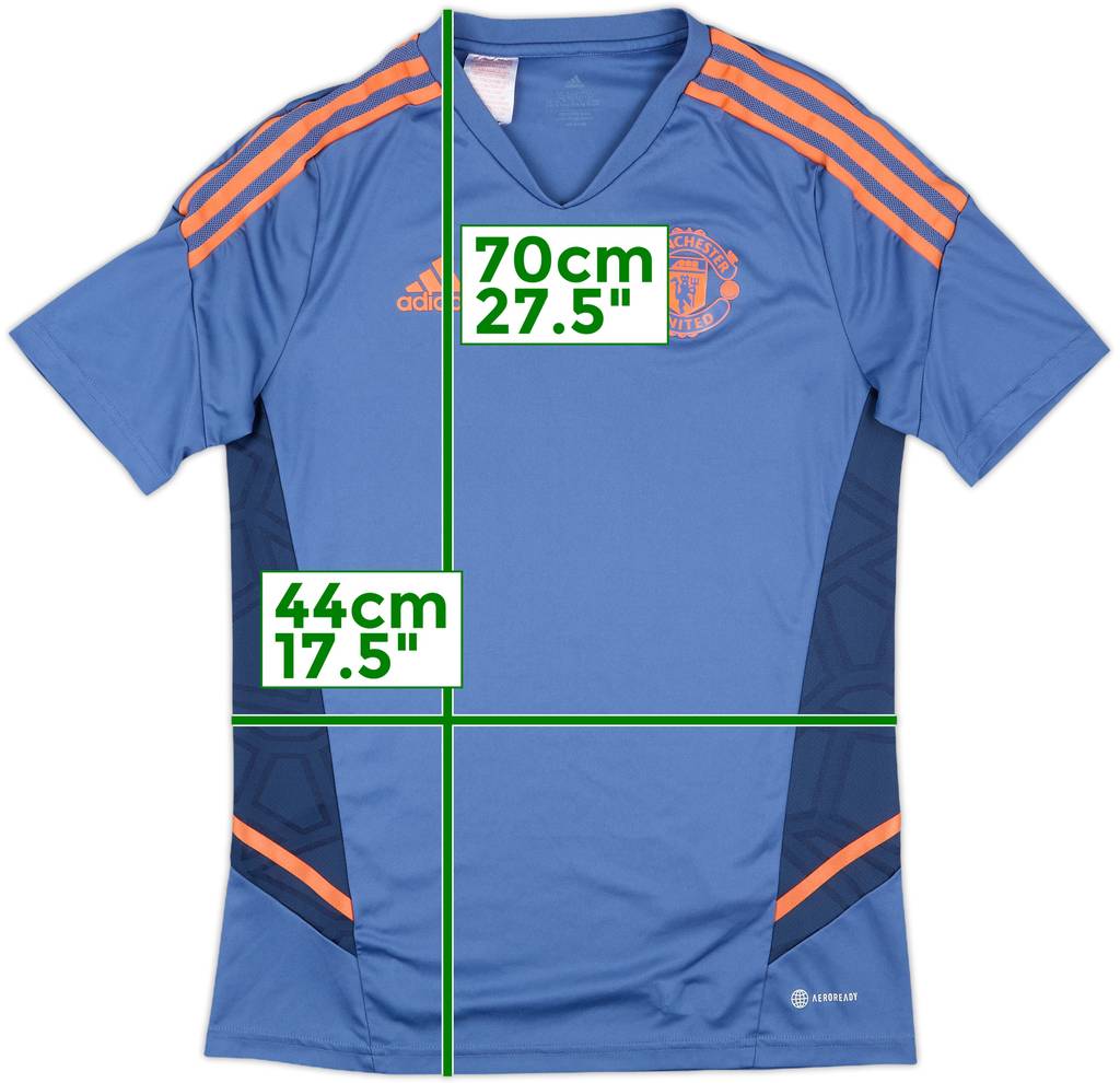 2022-23 Manchester United adidas Training Shirt - 9/10 - (XL.Boys)