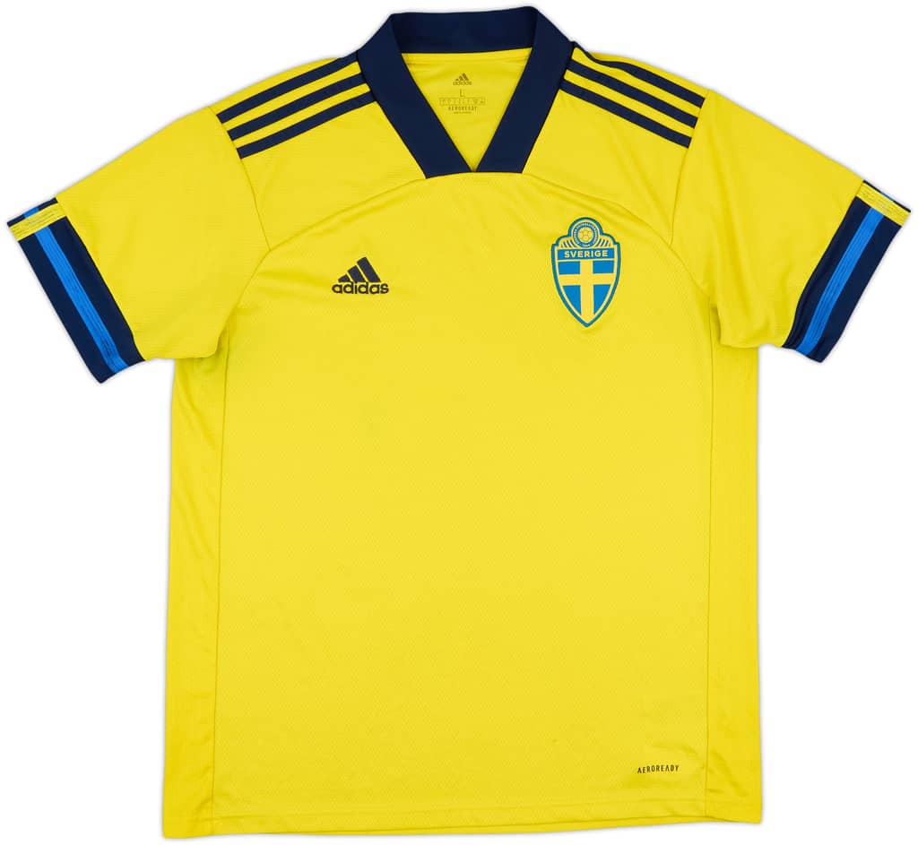 2020-21 Sweden Home Shirt - 6/10 - (L)