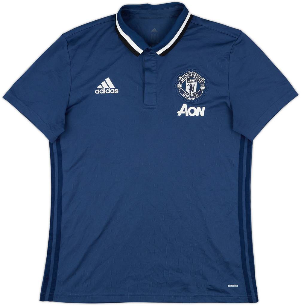 2016-17 Manchester United adidas Polo Shirt - 10/10 - (M)