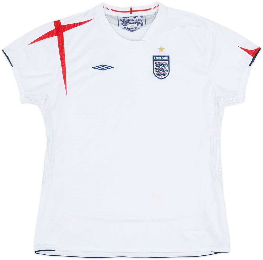 2005-07 England Home Shirt - 7/10 - (Women's L)