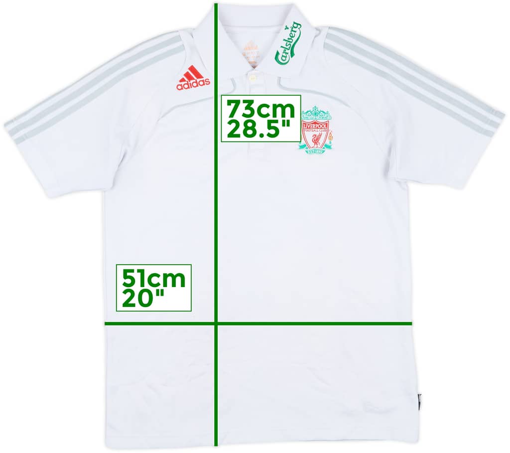 2008-09 Liverpool adidas Polo Shirt - 5/10 - (M)