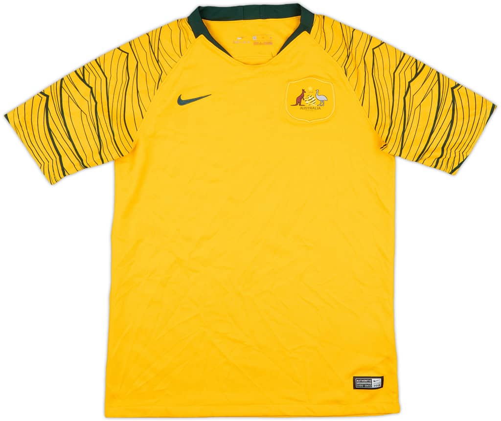 2018-20 Australia Home Shirt - 8/10 - (XL.Boys)