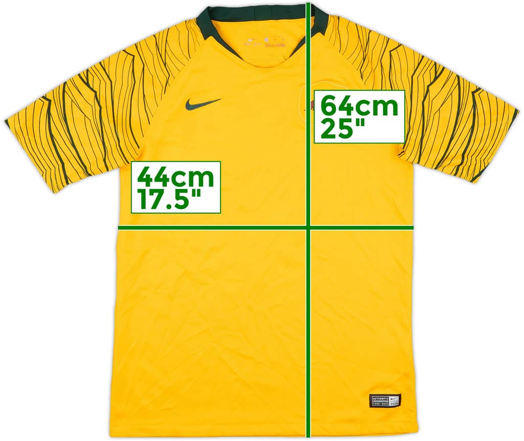 2018-20 Australia Home Shirt - 8/10 - (XL.Boys)