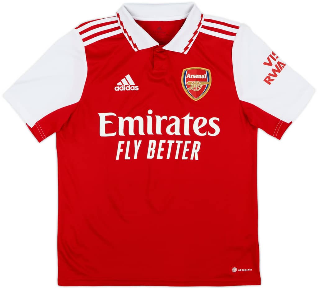 2022-23 Arsenal Home Shirt - 8/10 - (L.Boys)