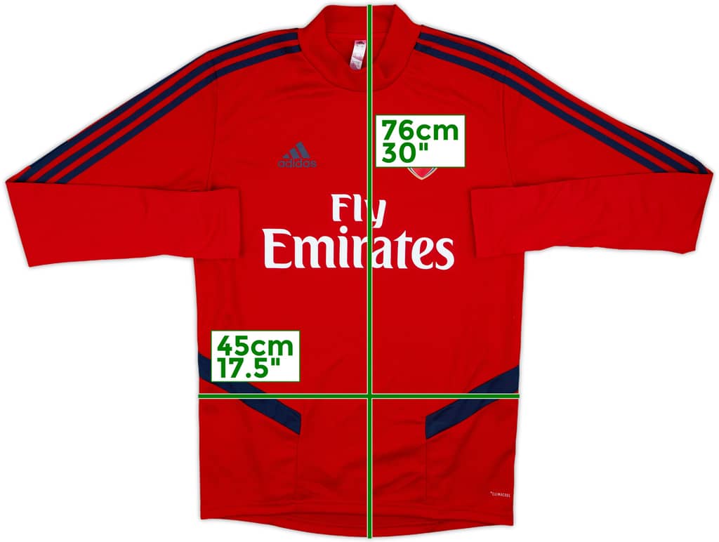 2019-20 Arsenal Nike 1/4 Zip Training Top - 9/10 - (S)