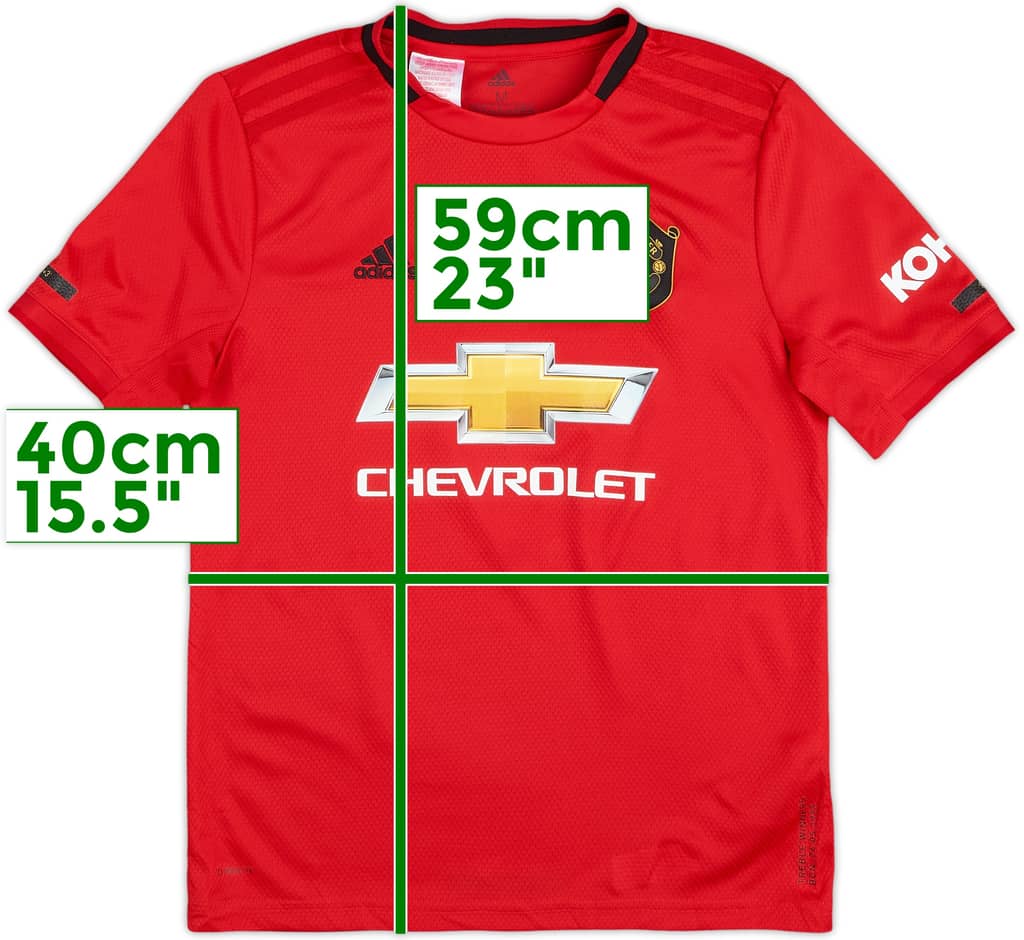 2019-20 Manchester United Camiseta Local - 10/10 - (M.Boys)