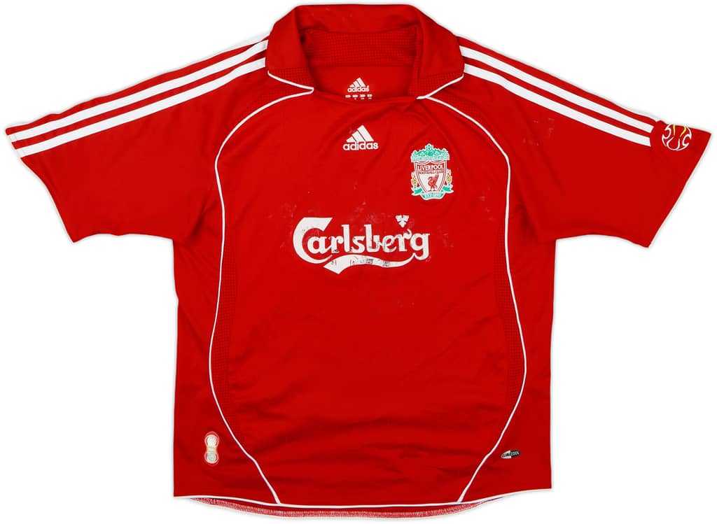 2006-08 Liverpool Home Shirt - 4/10 - (M.Boys)