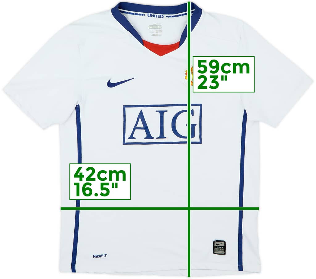 2008-10 Manchester United Away Shirt - 5/10 - (L.Boys)