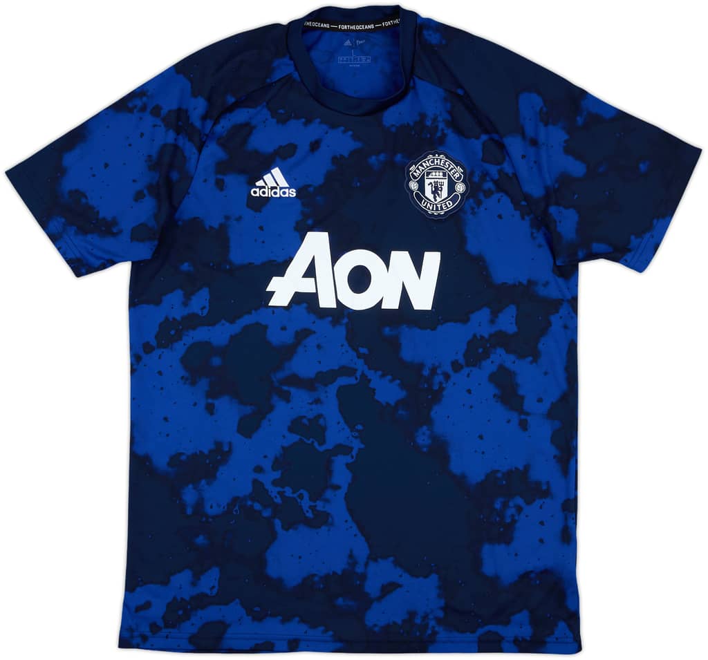 2019-20 Manchester United adidas Training Shirt - 8/10 - (L)