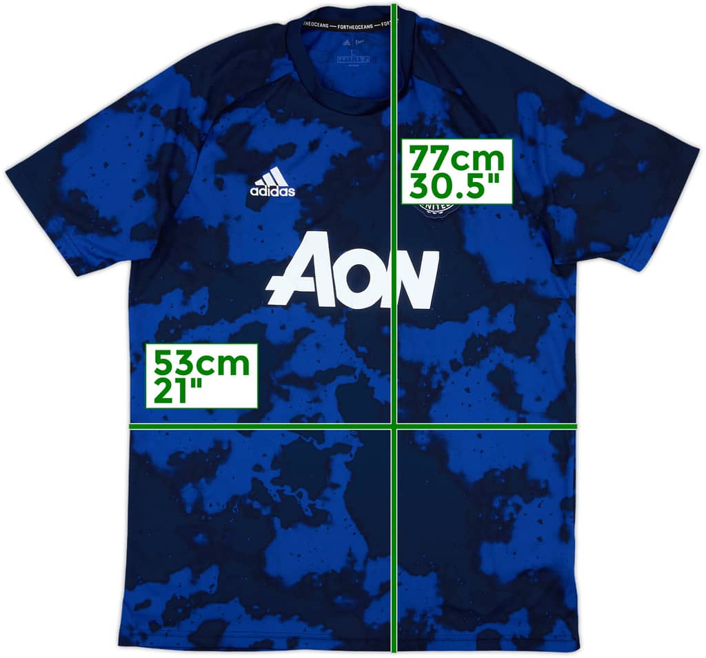 2019-20 Manchester United adidas Training Shirt - 8/10 - (L)