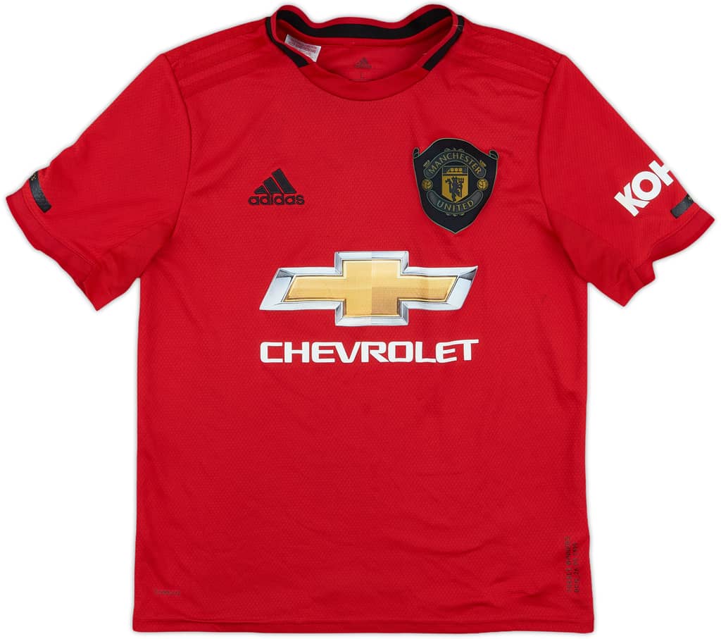 2019-20 Manchester United Home Shirt - 8/10 - (L.Boys)