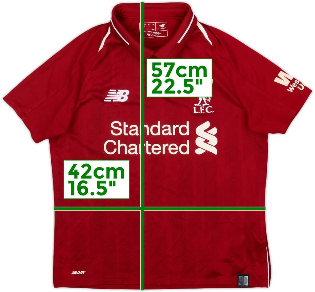 2018-19 Liverpool Home Shirt - 7/10 - (M.Boys)