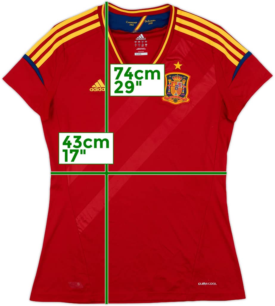 2011-12 Spain Home Shirt - 9/10 - (Women's L)