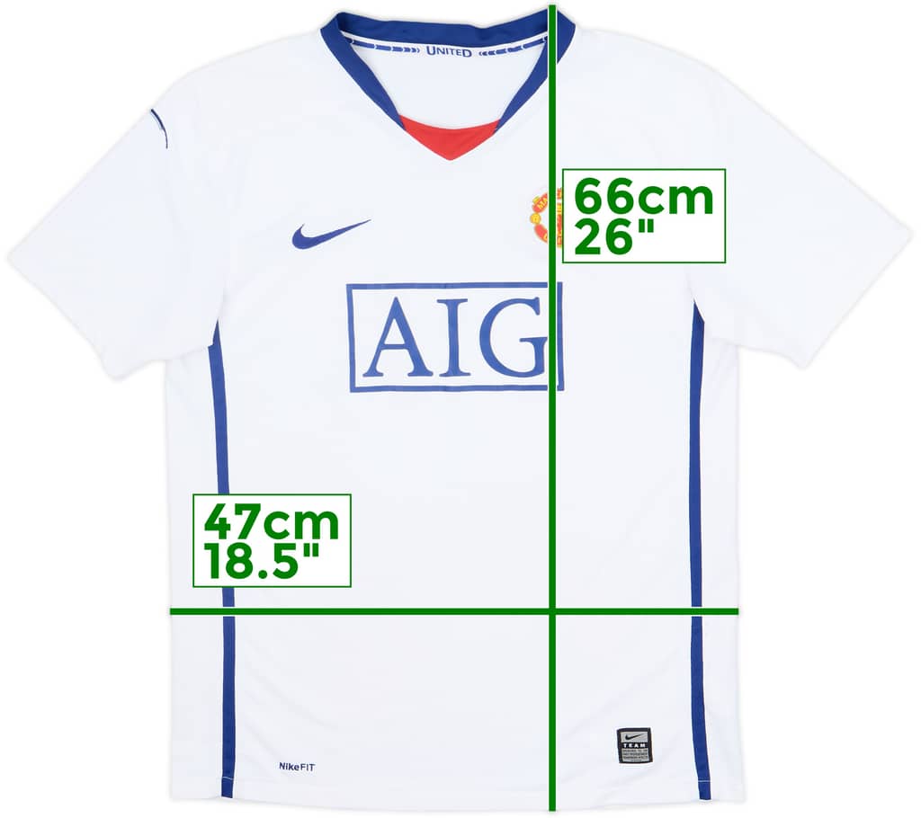 2008-10 Manchester United Away Shirt - 5/10 - (XL.Boys)