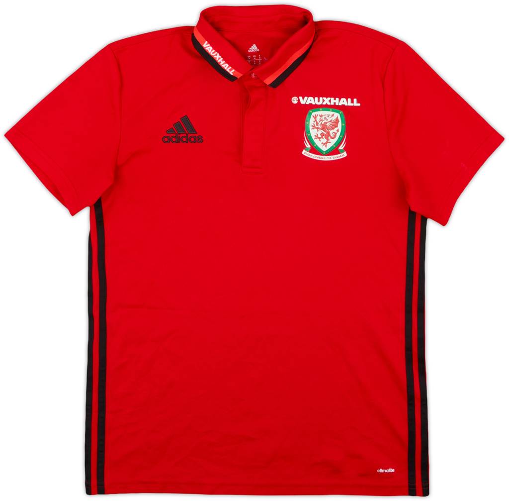 2016-17 Wales adidas Polo Shirt - 10/10 - (M)