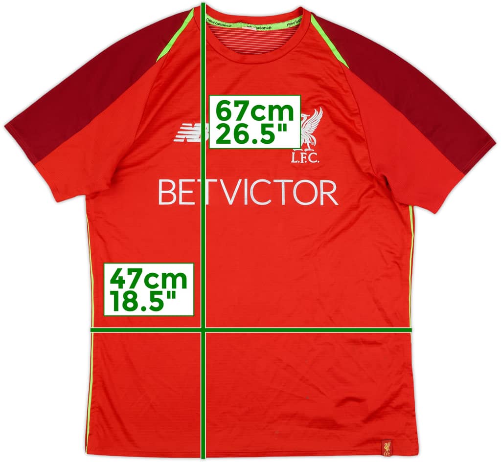 2018-19 Liverpool New Balance Training Shirt - 7/10 - (S)