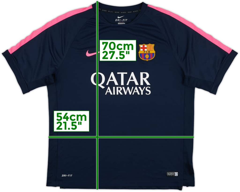 2014-15 Barcelona Nike Training Shirt - 7/10 - (XL.Boys)