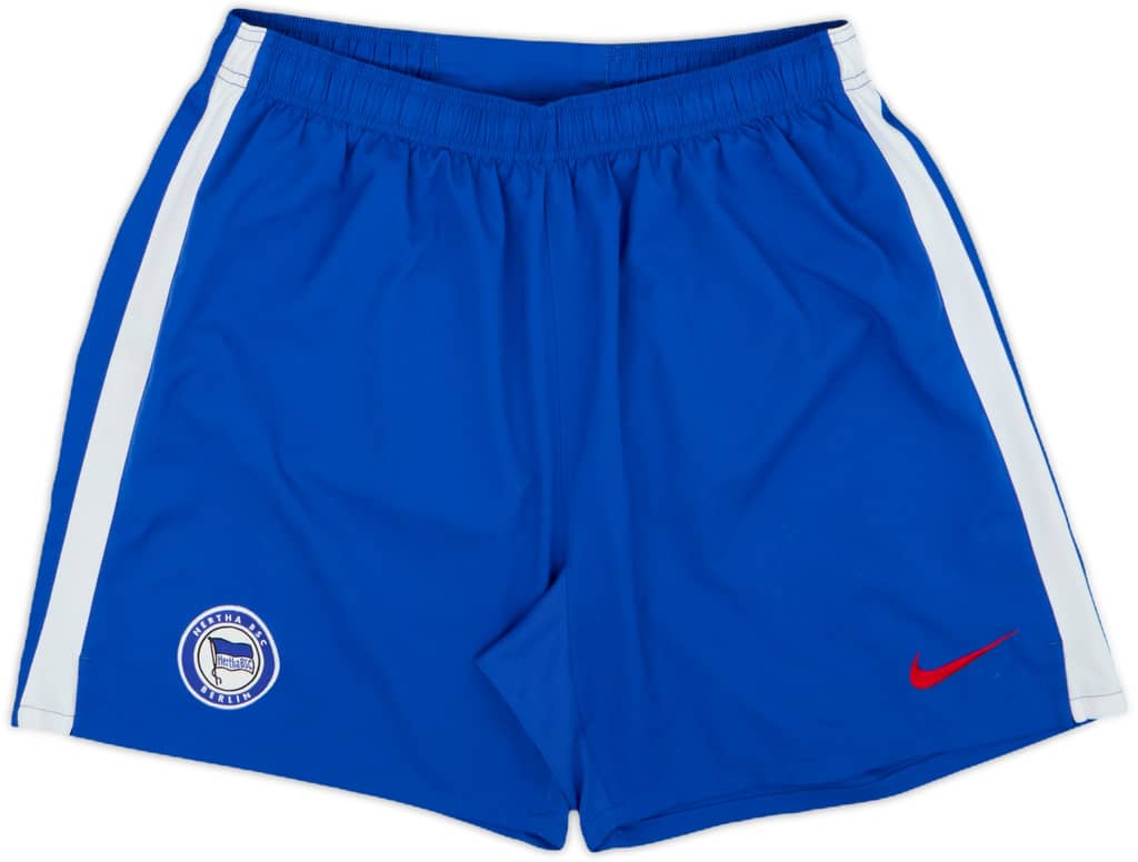 2009-10 Hertha Berlin Nike Home Shorts - 9/10 - (L)