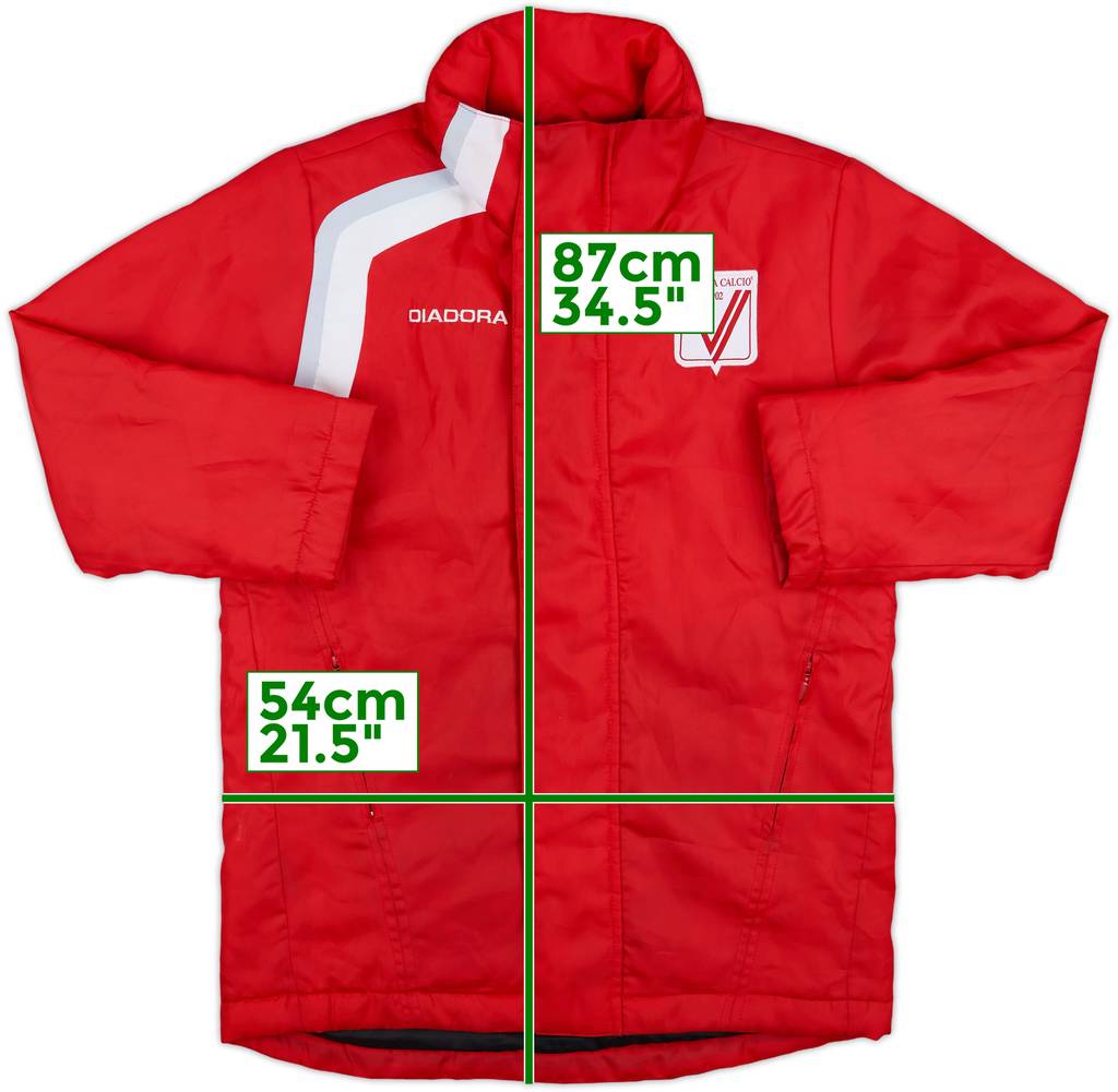 2007-09 Vicenza Diadora Padded Bench Coat - 8/10 - (XS)
