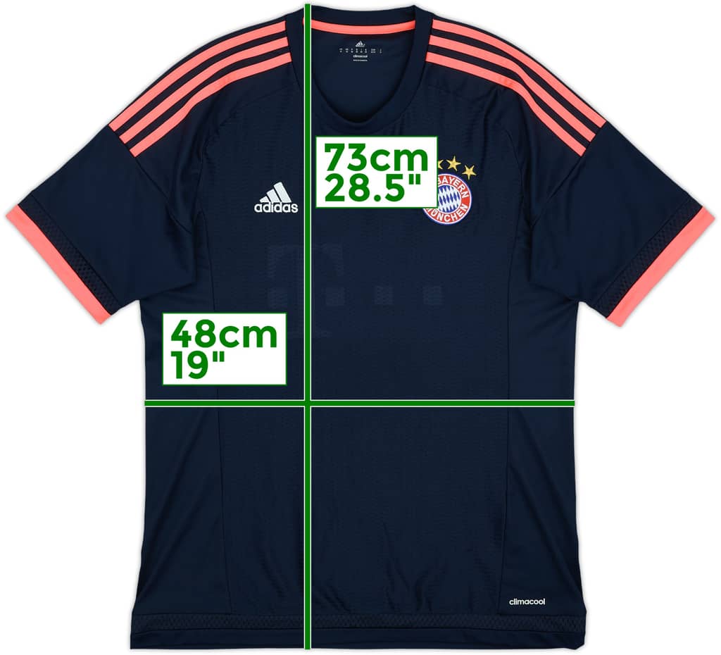 2015-16 Bayern Munich Third Shirt - 4/10 - (M)