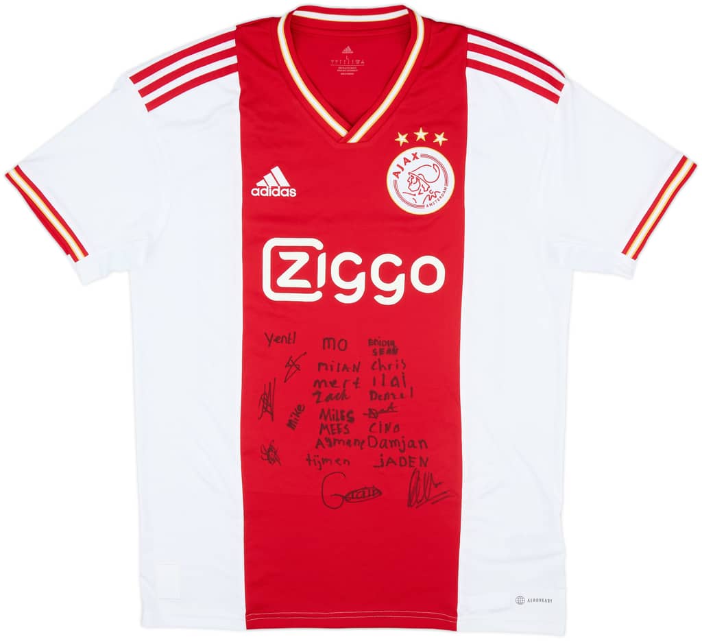 2022-23 Ajax Signed Home Shirt - 9/10 - (L)