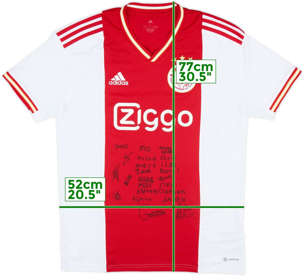 2022-23 Ajax Signed Home Shirt - 9/10 - (L)