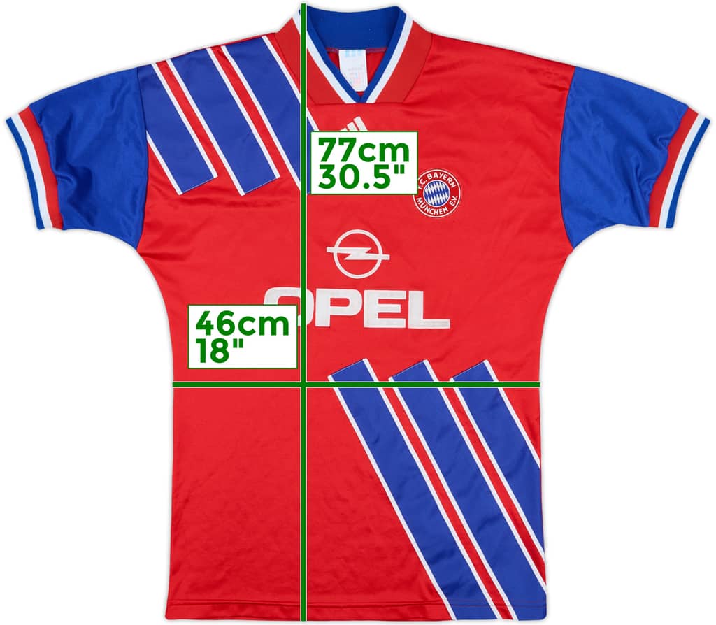 1993-95 Bayern Munich Home Shirt - 8/10 - (S)