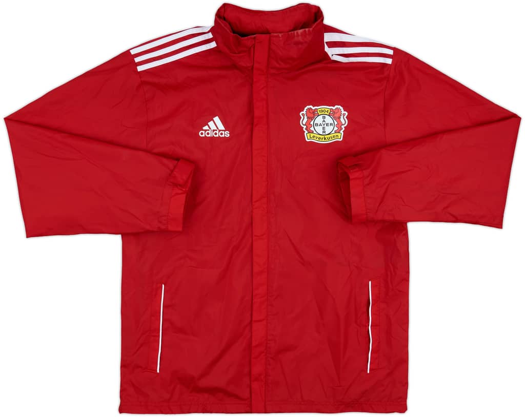 2014-15 Bayer Leverkusen adidas Hooded Rain Jacket - 9/10 - (M/L)