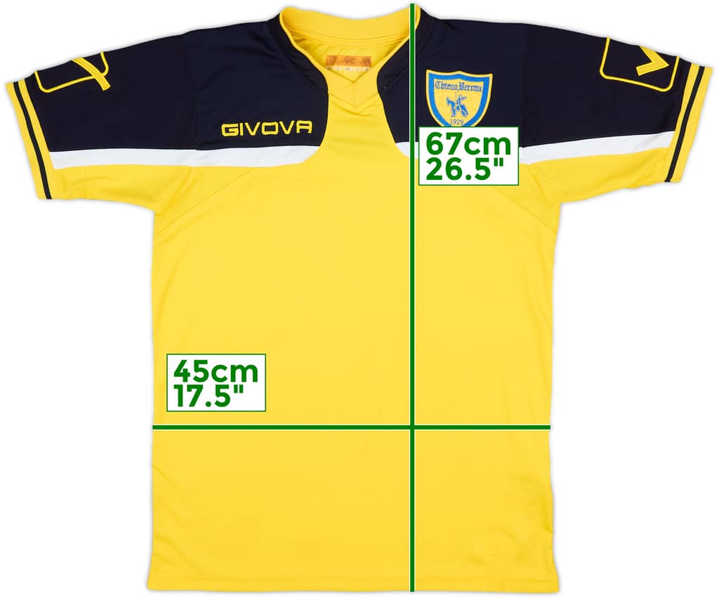 2018-19 Chievo Verona Givova Training Shirt - 8/10 - (XS)