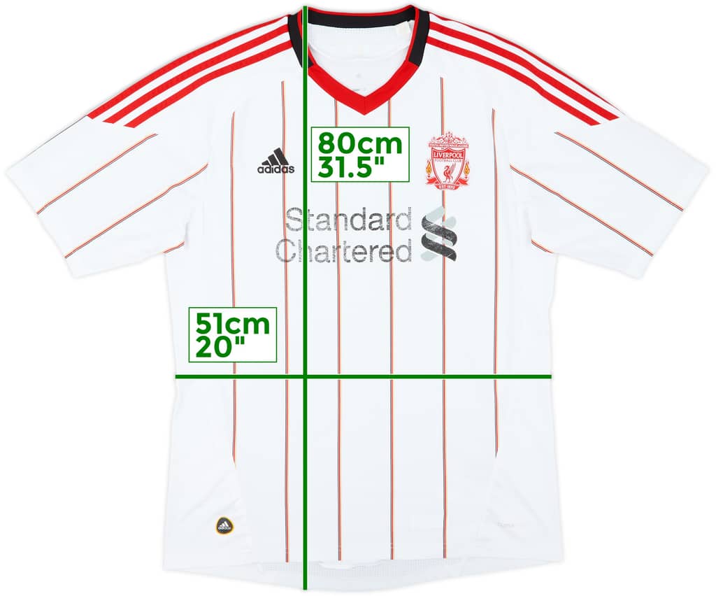 2010-11 Liverpool Away Shirt - 5/10 - (L)