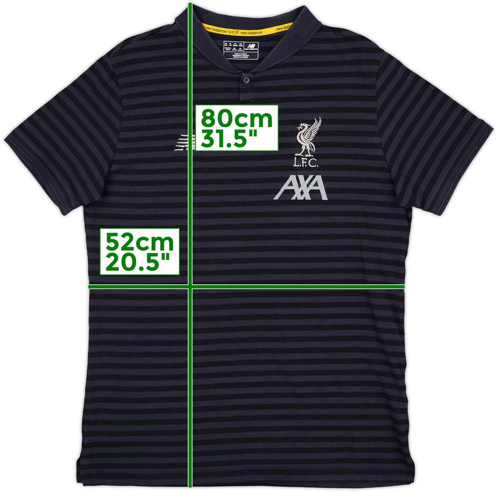 2019-20 Liverpool New Balance Polo Shirt - 8/10 - (XL)