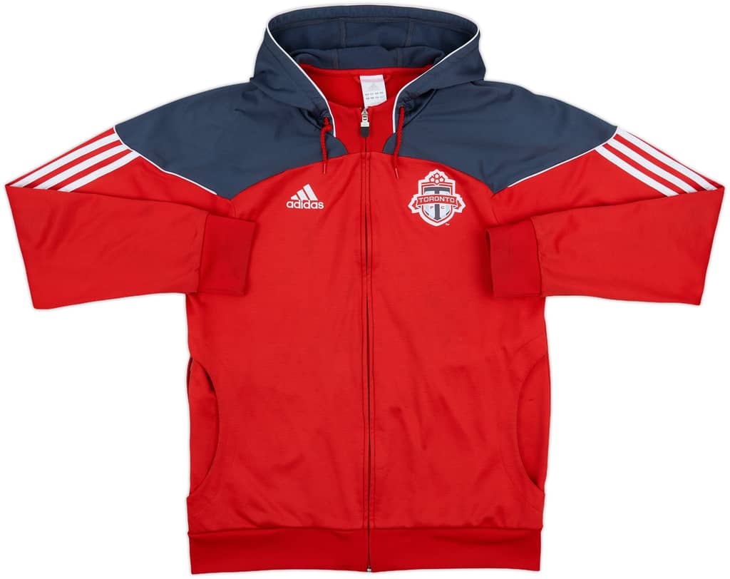 2011-12 Toronto adidas Hooded Track Jacket - 8/10 - (L/XL)