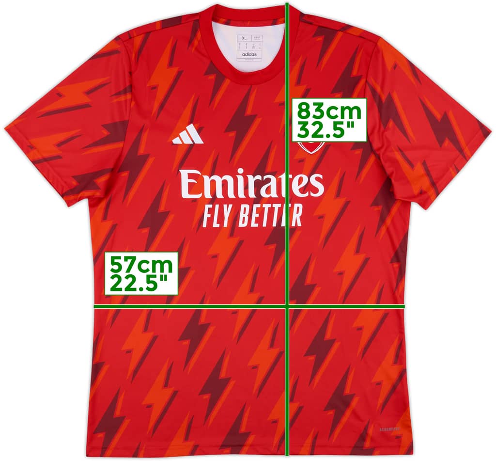 2023-24 Arsenal adidas Training Shirt - 10/10 - (XL)