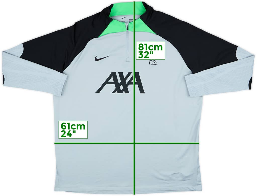 2023-24 Liverpool Nike 1/4 Zip Training Top - 8/10 - (XXL)
