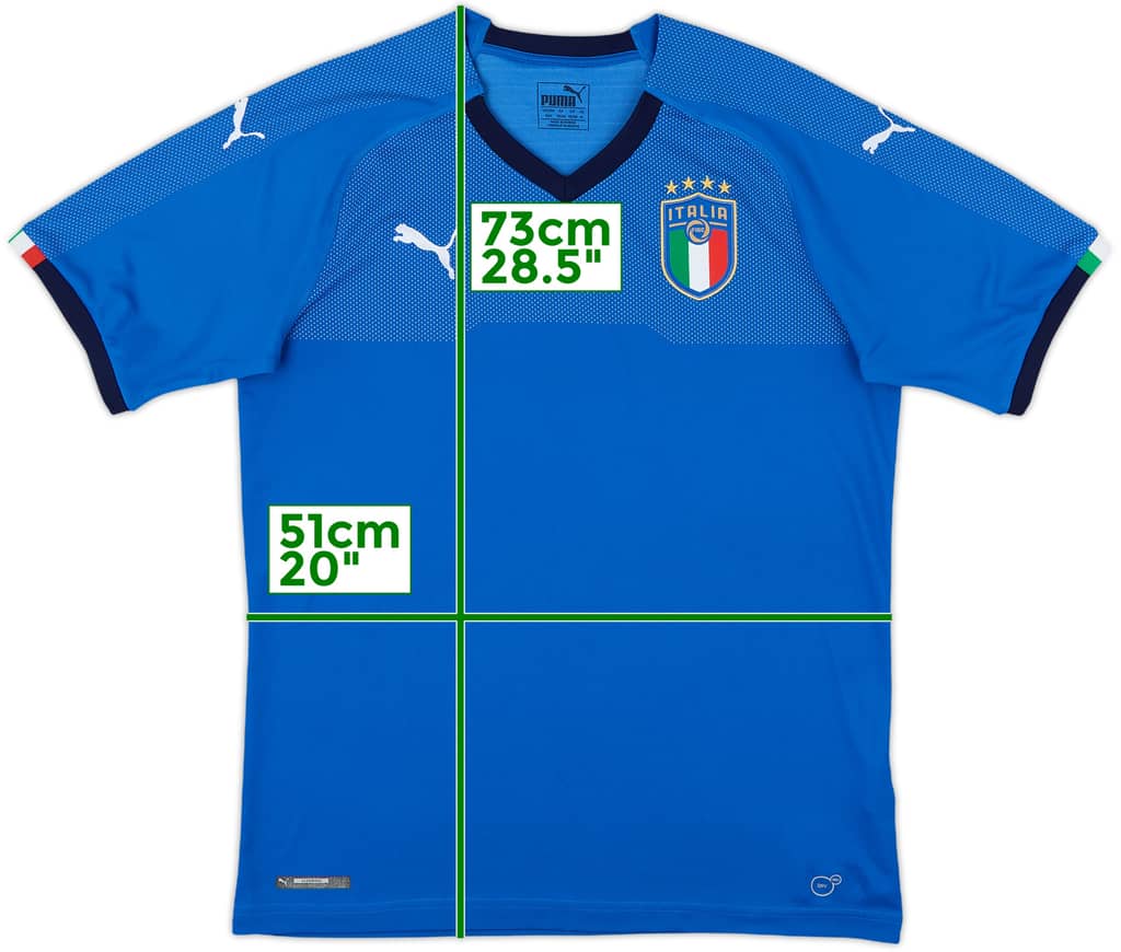 2018-19 Italy Home Shirt - 10/10 - (M)