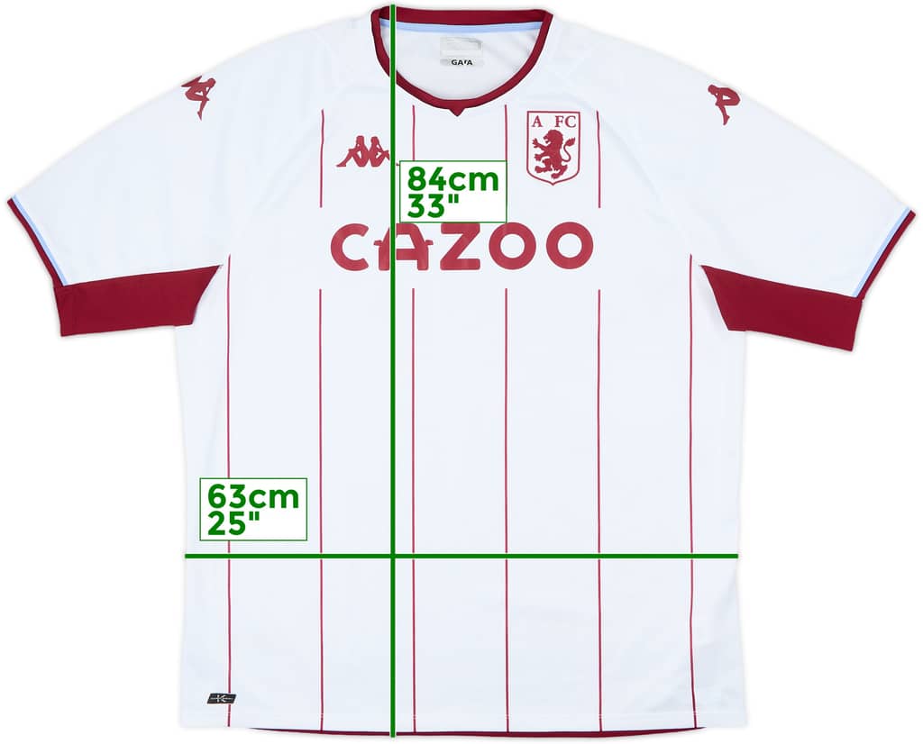 2021-22 Aston Villa Away Shirt - 6/10 - (XXL)