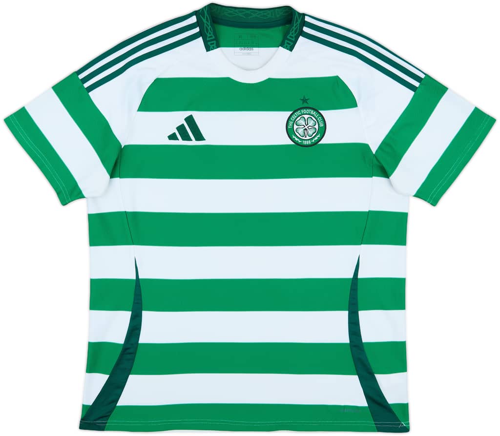 2024-25 Celtic Home Shirt - 8/10 - (XL)