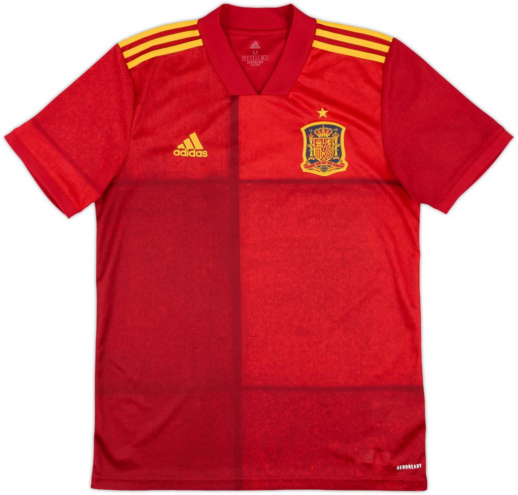 2020-21 Spain Home Shirt - 10/10 - (M)