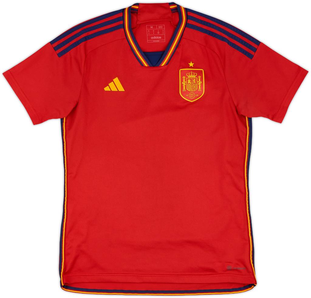 2022-23 Spain Home Shirt - 10/10 - (M)