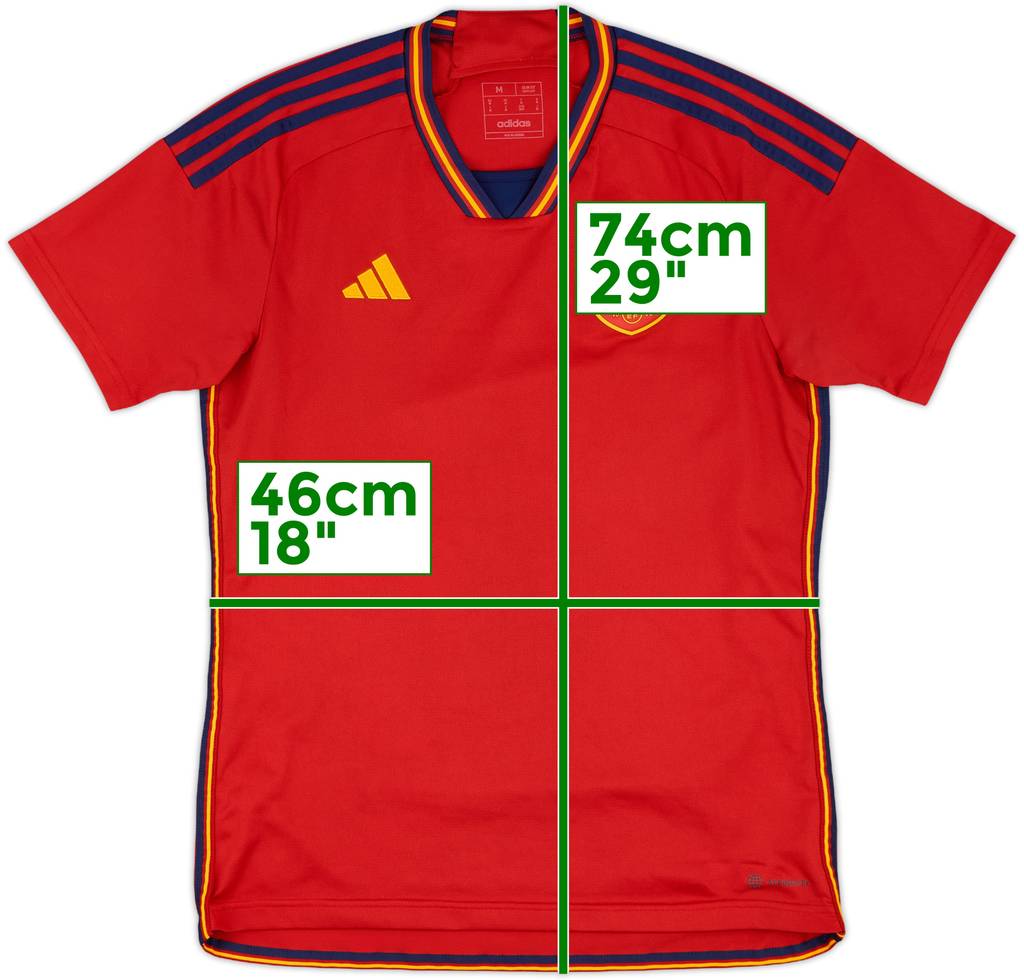 2022-23 Spain Home Shirt - 10/10 - (M)